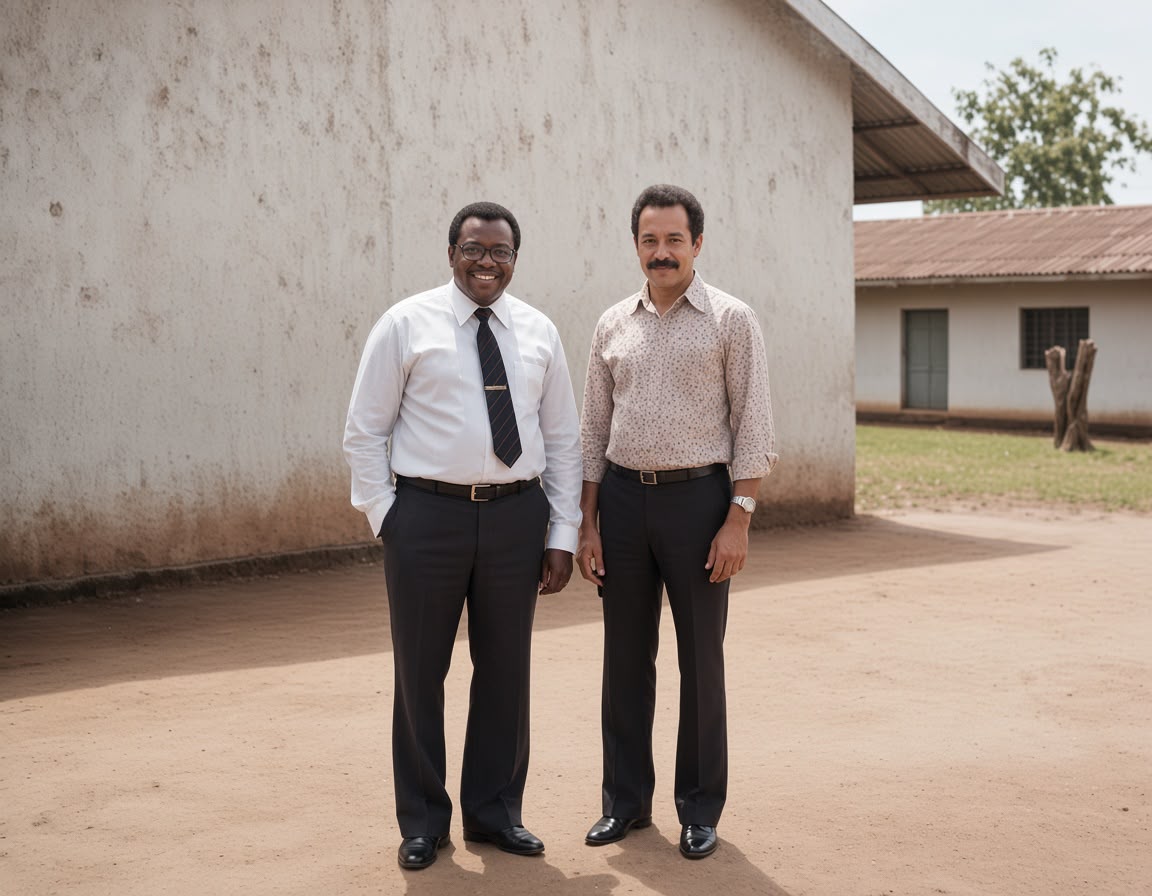 Dr J. Itotoh & Mr John (ICC Principal and Vice Principal in the 80’s)